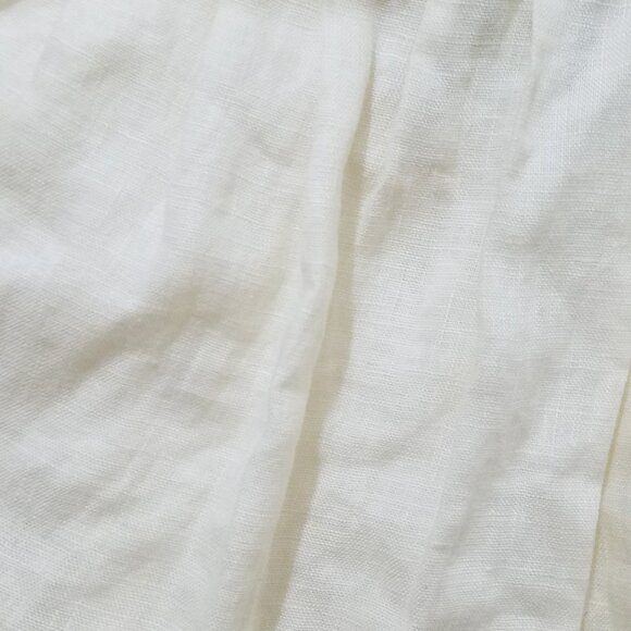 NTW 100% LINEN STONE BEIGE TOP - Picture 7 of 8